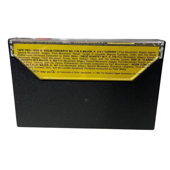 The Magic Of Mozart Cassette Tape Set of 5 Readers Digest - Picture 3 of 7